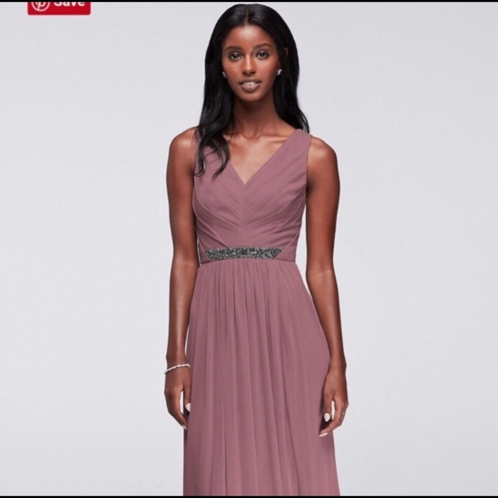 David’s bridal bridesmaid dress (quartz)